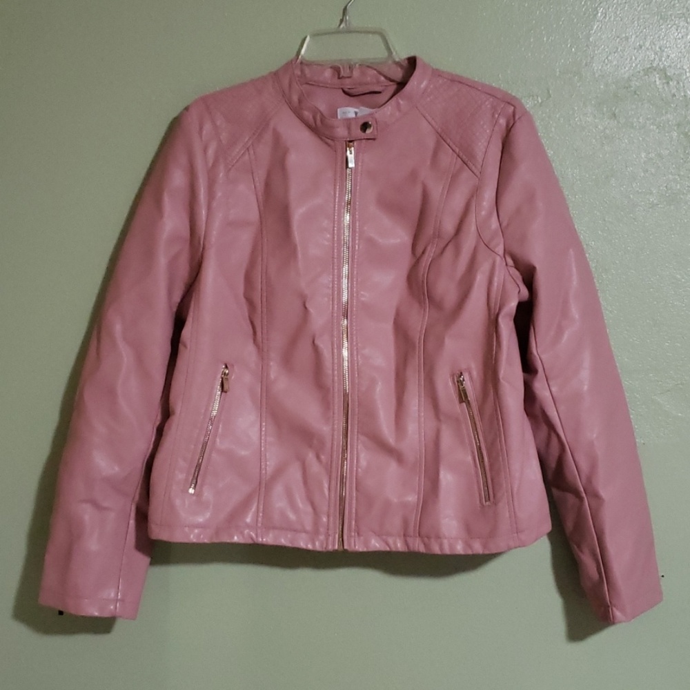 Faux Leather Jacket